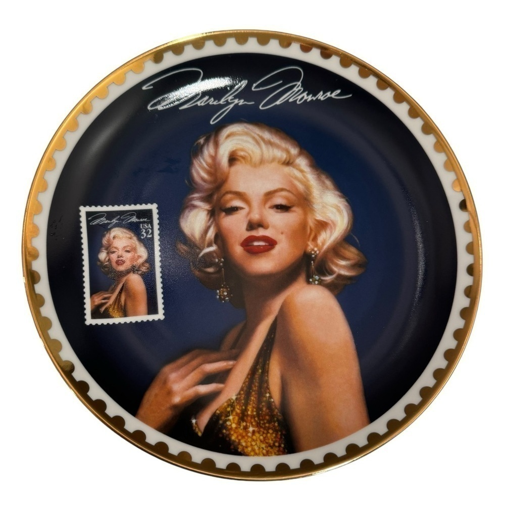 Marilyn Monroe “Sultry But Regal” Vintage Collectors Plate 8 1/4 inch